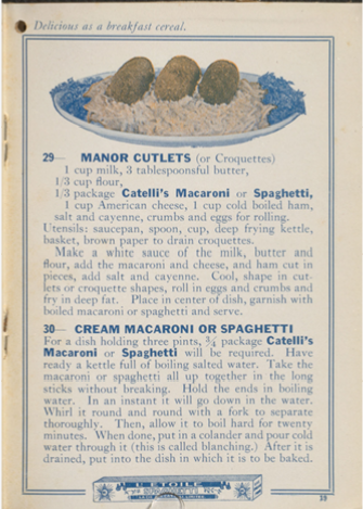 A 1961 bourbon cocktail called the Cabin Collins, served in a tall glass with ice and citrus, from a vintage patio luau-themed booklet by Weller’s Cabin Still.