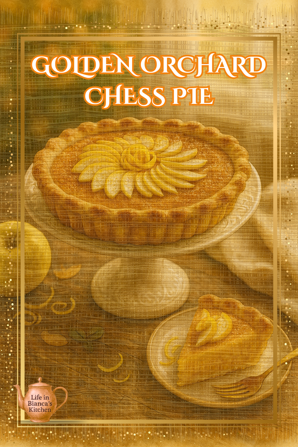 Golden Orchard Chess Pie