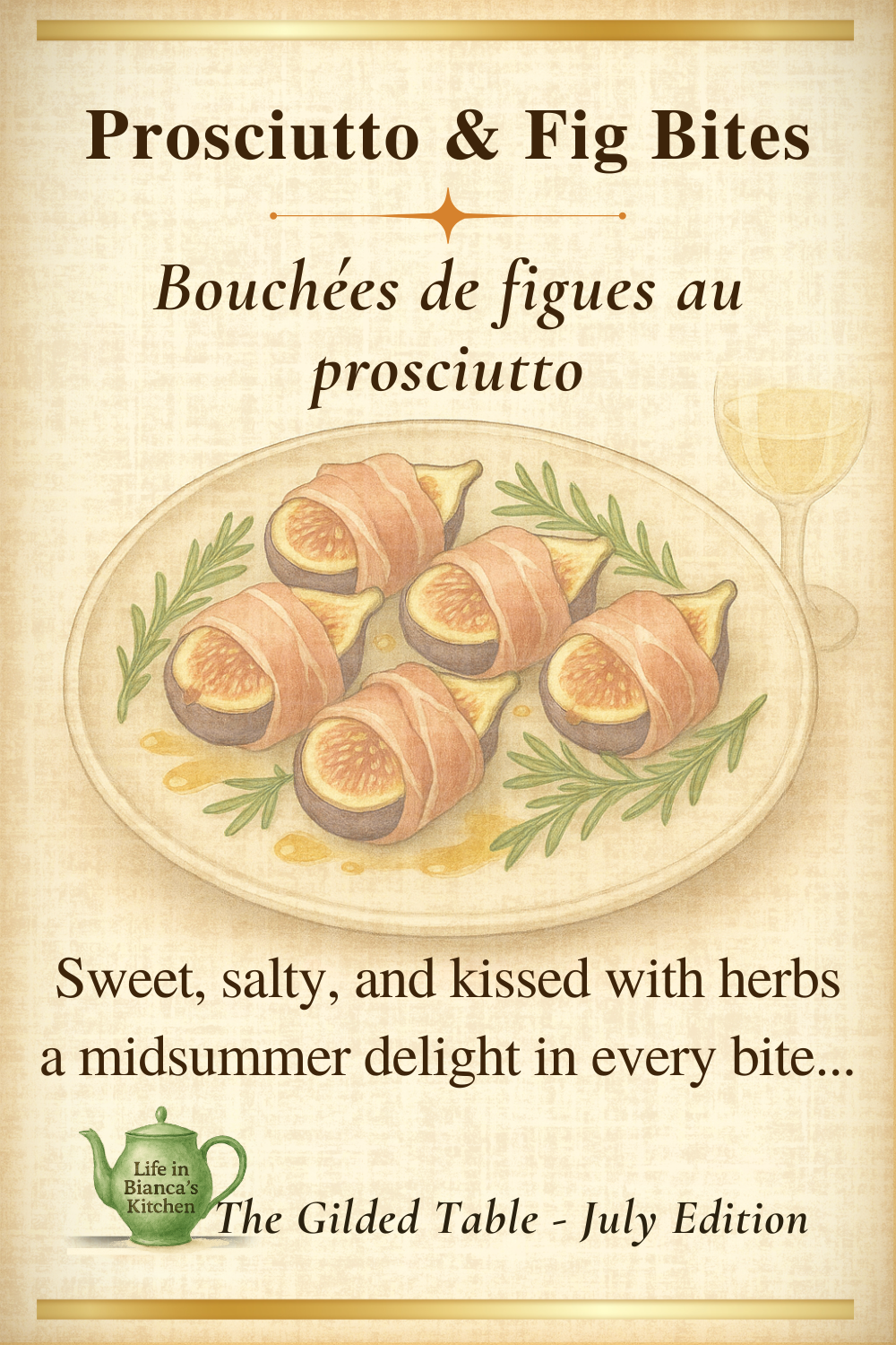 Printable Recipe Card for Prosciutto & Fig Bites