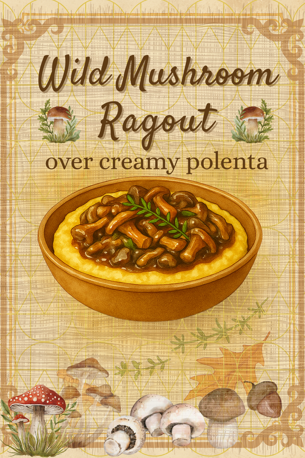 Wild Mushroom Ragout menu card