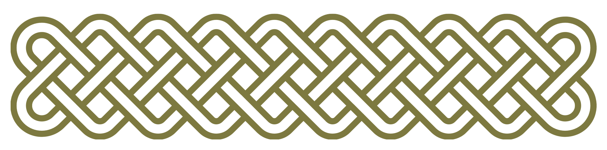 Celtic decorative divider