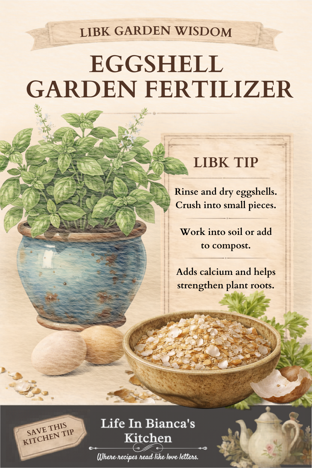 EGGSHELL FERTILIZER