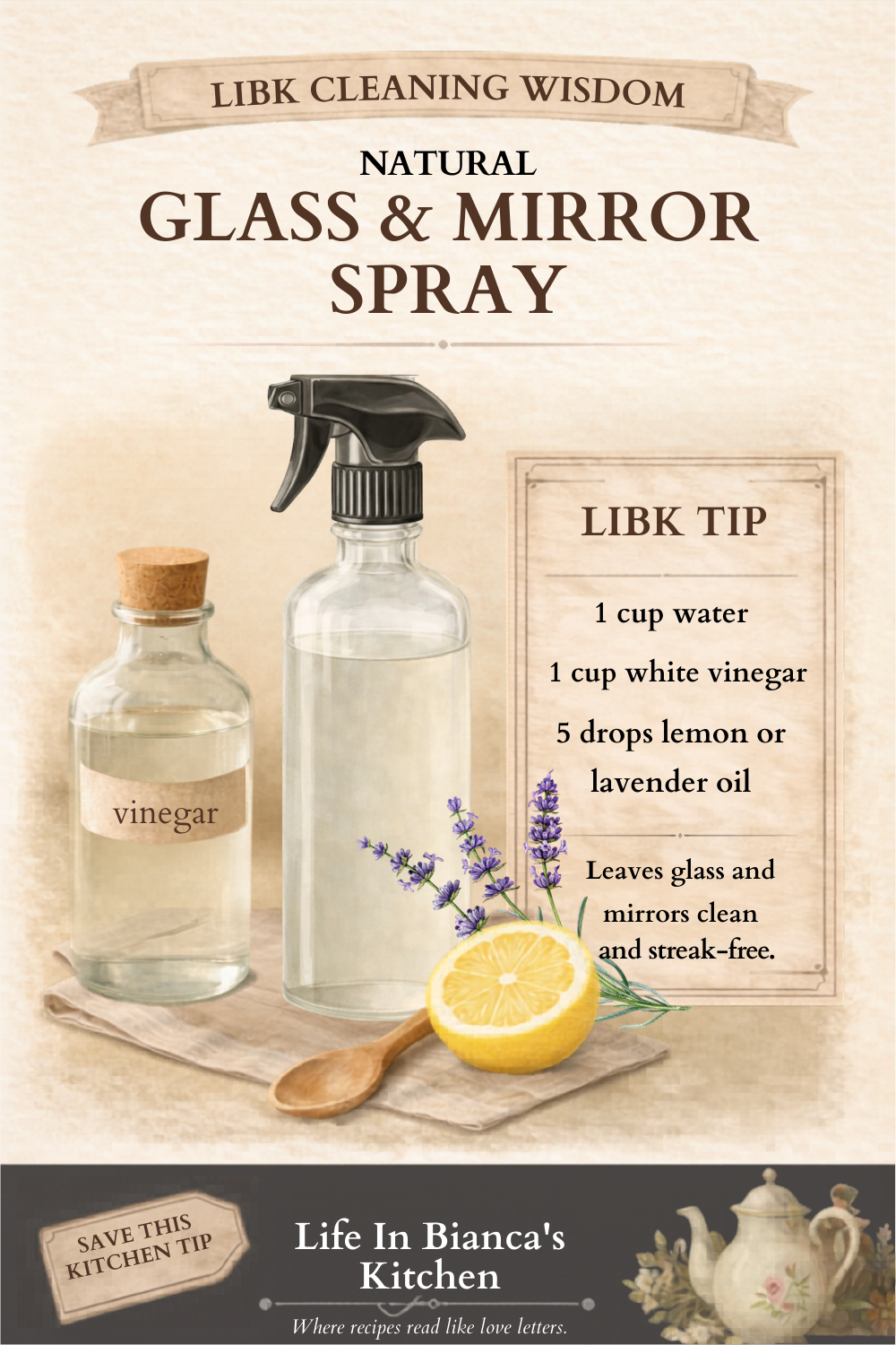 GLASS AND MIRROR SPRAY