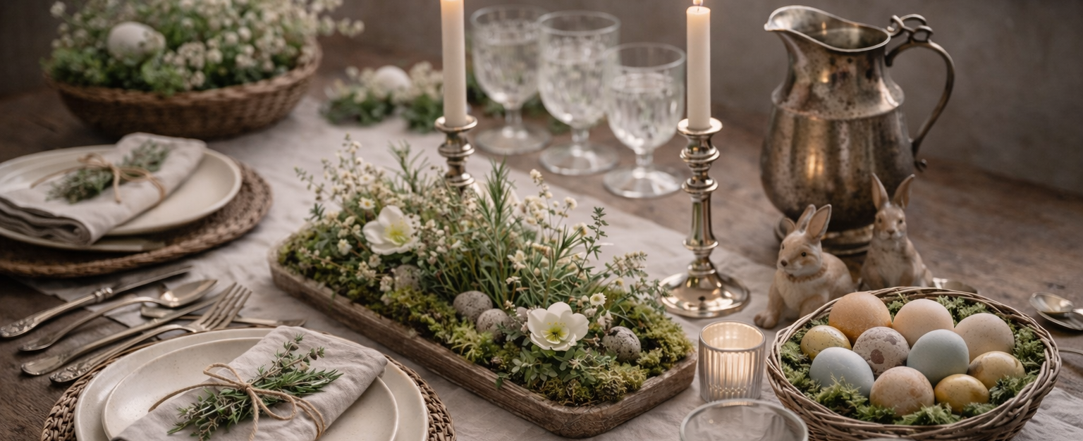 Editorial cover image for An English Garden Easter Table